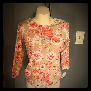 Charter Club Pima Cotton 3/4 sleeve shirt